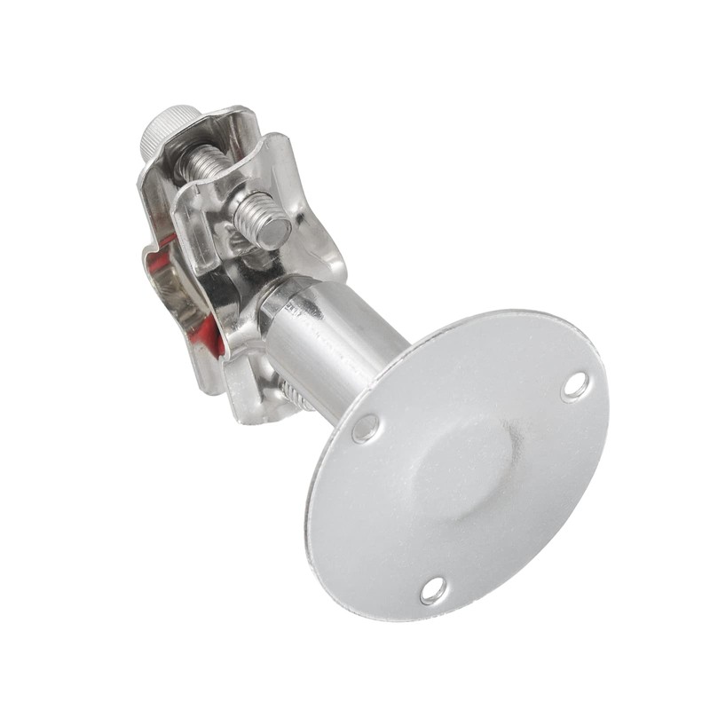 USAMILY 2pcs Adjustable Stainless Steel Pipe Bracket Clamp, Wall Mount
