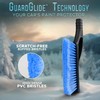 EcoNour 27" Aluminum Snow Brush 4 Pack with Ice Scrapers