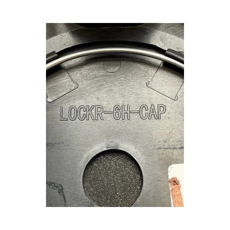 Sendel Off-Road Matte Black Snap In Wheel Center Cap LOCKR-6H-CAP