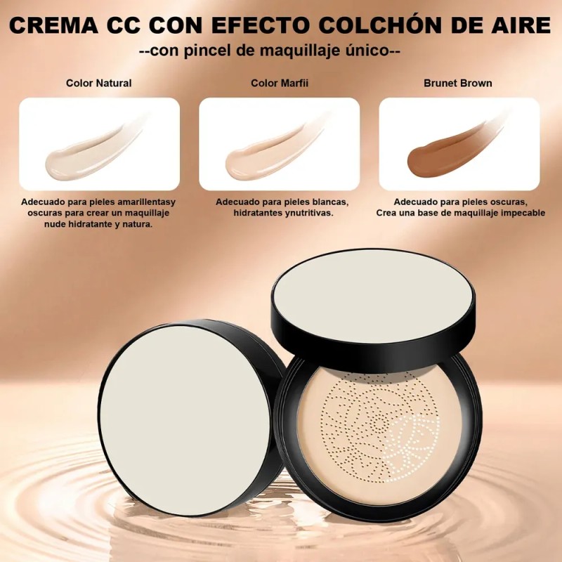 Base De Maquillaje Alta Cobertura Con Acabado Mate Luminoso