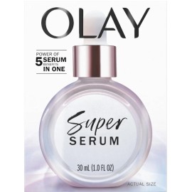 Olay $34.99 Olay Super Serum 5-in-1 Anti-Aging Face Serum, Smoothing All Skin Types