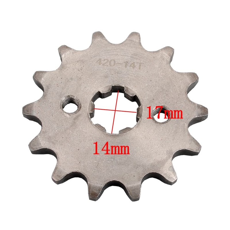 420x96 Chain 14T Front 37T Rear Sprocket Kit for The