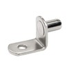 50 Pack Shelf Support Pegs 6mm L-Shaped Clips for Kitchen