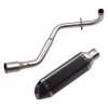 Unbranded Exhaust System Headers Muffler Pipe Low Mount For Honda