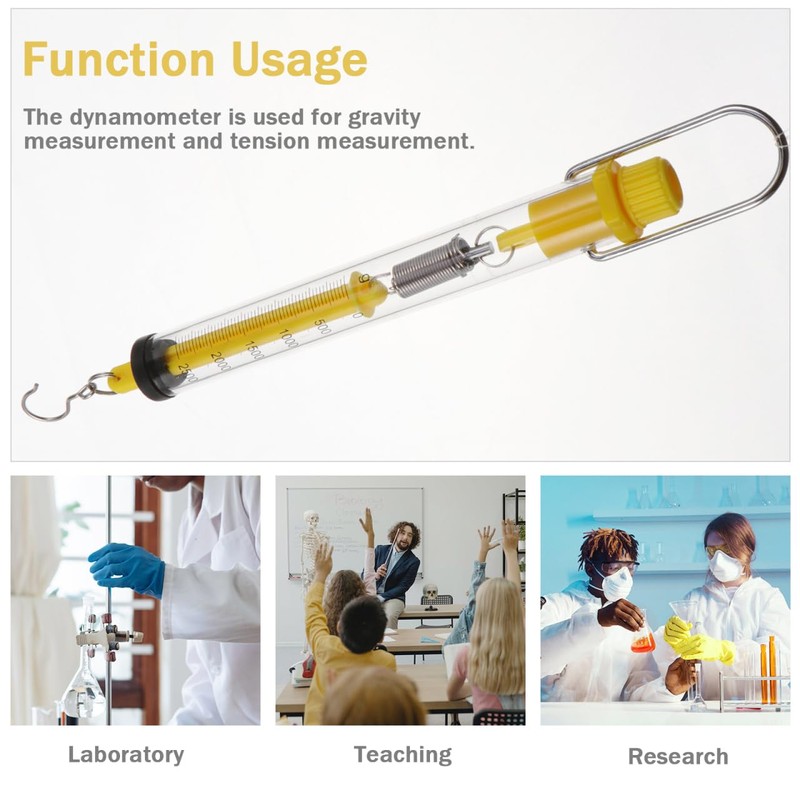 ULTECHNOVO School Newton Metre 2.5kg Round Spring Scale Newton Meter