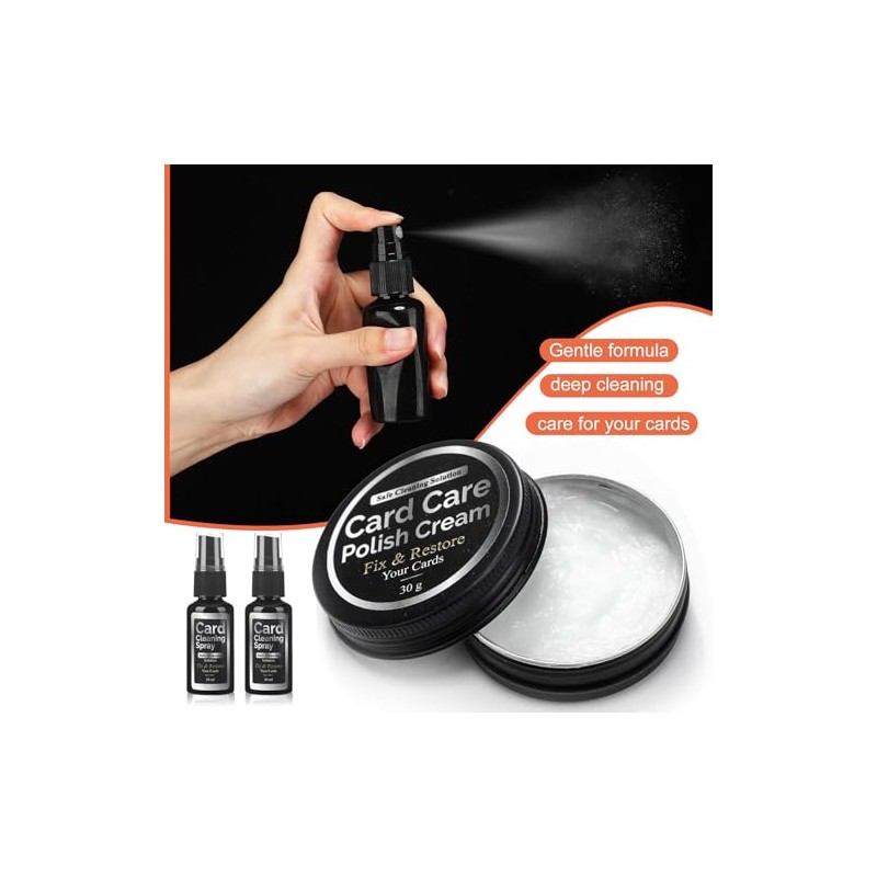 Nuanchu 607 Pcs Card Cleaning Kit Trading Card Repair Kit