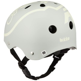 ブリヂストン(BRIDGESTONE) bikke 自転車 ヘルメット 子供 小学生 キッズ ブルーグレー 頭囲 51cm~57cm CHBH5157 B371583