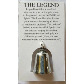 GREMLIN US Marine Military Motorcycle Guardian Angel Good Luck Gremlin Bell  Made in USA