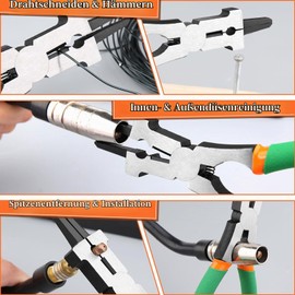 SPEEDWOX 7 Inch Mig Welding Pliers with Measuring Holes Multifunctional Welding Pliers Mig Welding Machine Welding Tools Mig Pliers Welding Equipment Welding Hammer Welding Accessories Mig Welding Equipment
