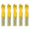 RENYU 5Pcs Cobalt Spot Weld Drill Bit Set Kit, Titanium