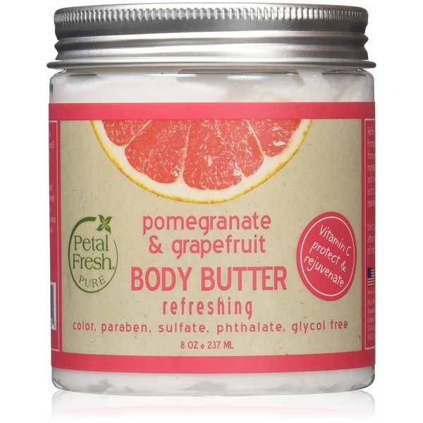 Petal Fresh Body Butter, Pomegranate/Grapefruit, 8 Ounce