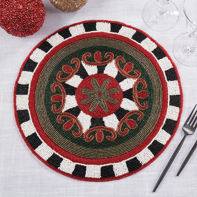 Sparkling Grace Beaded Placemat (Set of 4)