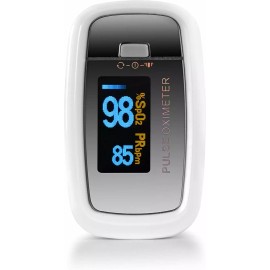 AccuMed CMS-50D1 Fingertip Pulse Oximeter Finger Pulse SpO2 Monitor White