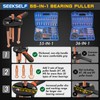 55-in-1 Bearing Puller Kit, Blind Hole Bearing Puller Set, Inner