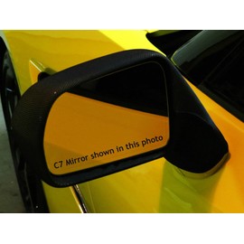 C6 Corvette NoviStretch Mirror Bra Covers High Tech Stretch Mask Fits: All C6 2005 Through 2013 Corvettes