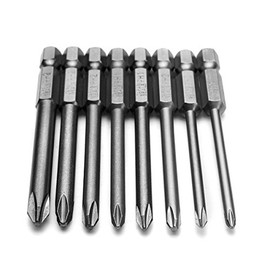 zmart 75 mm Long Screwdriver Bit 8 Pcs Magnetic Cloth Plus Hexagonal Impact PH0 PH1 PH2 Alloy Steel Magnetic Cross Head Screwdriver 0.25 inch (6.35 mm) Handle