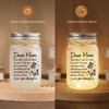 Shqiueos Mom Gifts Mason Jar Night Light, Birthday Gifts for