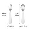 Oxo Oxo Tot 6124100 Fork and Spoon Set (Pink)