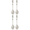 Fino Demi Spoon, Stainless Steel, Rose Design, For Everyday Coffee,
