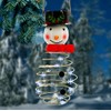 abc HOME Hanging Light Snowman LED Solar Panel Light Sensor
