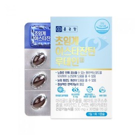 Chong Kun Dang Supercritical Astaxanthin Lutein 30 Capsules / 종근당 초임계 아스타잔틴 루테인 30캡슐