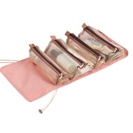 Makeup Brush Bag, Roll up Makeup Bag | Travel Makeup Organizer Foldable Packing Organizers for Women, Toiletries Case for Makeup Brushes and Cosmetic