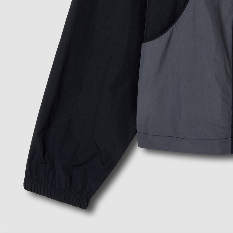 JAJU [JAJU] Women's Crisp Color-Blocked Jumper_Black