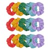 Set of 15 Solid Scrunchies - Colors