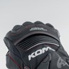 Komine GK-856 Motorcycle High Protective Leather Windproof Gloves HG Black