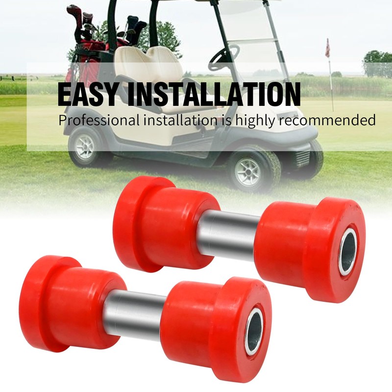 CADUFUELLY 1012303 Front Rear Leaf Spring Bushing Sleeves Kit, Golf