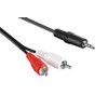 3.5mm Stereo Jack to RED & WHITE RCA Phono Cable