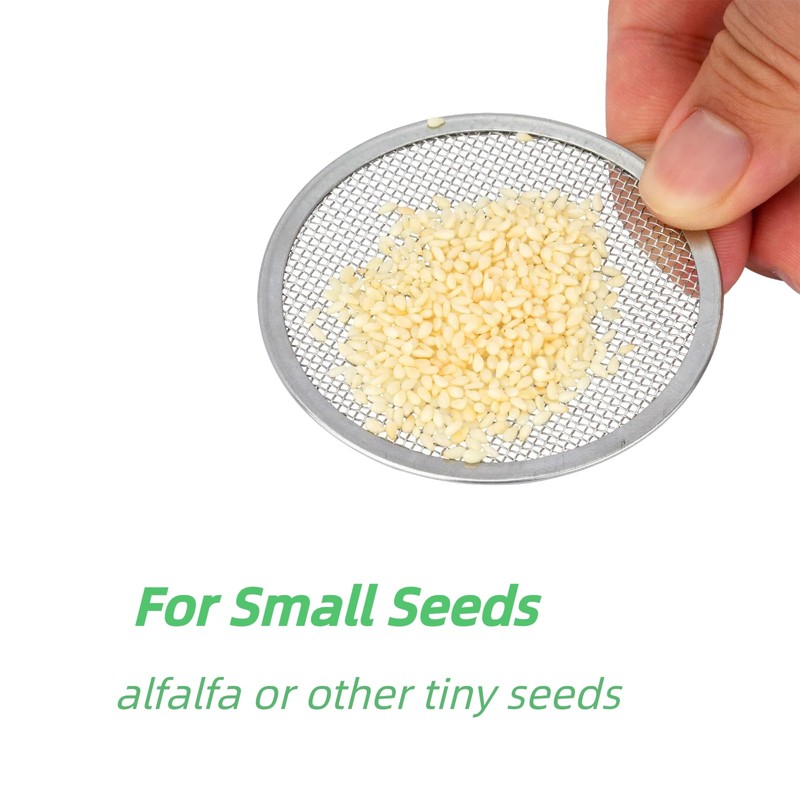QSYZAIL 10 Pcs Sprouting Lids for Mason Jar 2.75 Inch