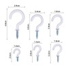 Kioiner Screw Hook Set, 70 Pieces Ceiling Hooks, 6 Sizes