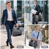 MATEIN PU Leather Messenger Bag with Cooler & USB Charging