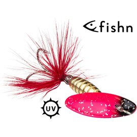 FISHN SpinnyOne Set - Length: 5.2cm/6cm - Weight: 4.2g/6.5g, Spinner Set - Spinner bait, artificial bait for fishing for pike, perch, trout (3x) (Tricolore / 6,5g)