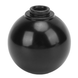 Akozon Gear Shift Knob 6 Speed Round Shifter Knob Gear Lever Head Gear Stick Knob M10x1.5 Round Replacement for Civic Fit FD2 FN2 EP3 DC2 DC5 S2000 F20C(6-stop black)