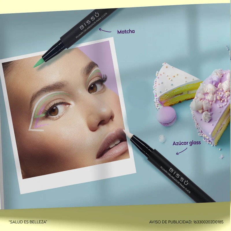 Kit Plumin Para Ojos Tonos Pastel Edición Especial Bissú