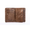 Genuine Leather Men Wallet, RFID Blocking Antimagnetic Credit Card Holder,