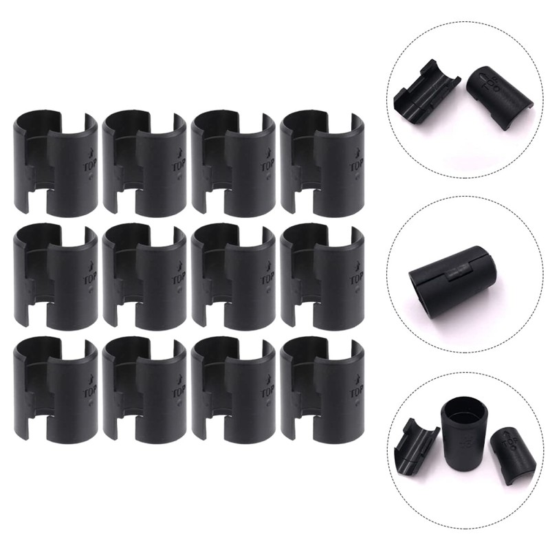 TEHAUX 30 Pairs Wire Shelf Lock Clips Replacement Clamp Fixings