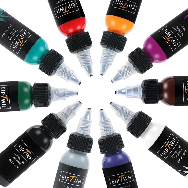 EIPTWH True Black Ink for Artist,1 lf oz 30ml Vegan