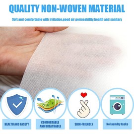 Pack of 20 Disposable Massage Table Toppers, Disposable Massage Bed Sheet, Soft and Skin-Friendly, Non-Woven Fabric Massage Table Covers for Beauty Salon, Spa, Tattoo, Salon, Hotels, 80 x 180 cm