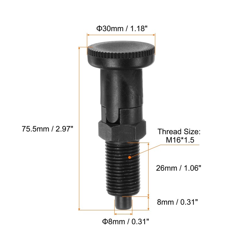 QUARKZMAN M16 Carbon Steel Compression Spring Ball Head Quick Release