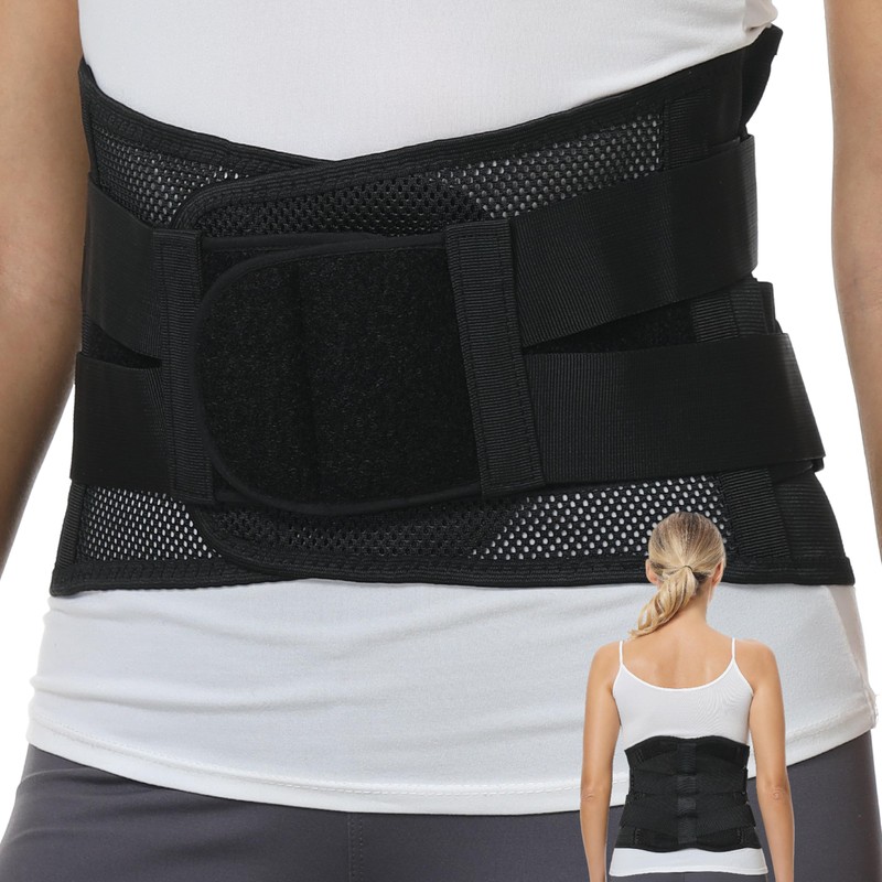 NEOtech Care Adjustable Back Support with Double Adjustment Straps -