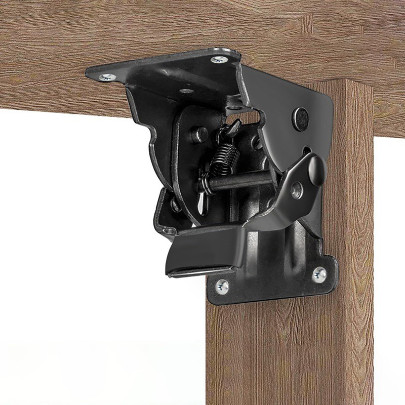 WUWEOT 8 Pack Table Leg Folding Brackets, Self-Locking Hinge Hardware