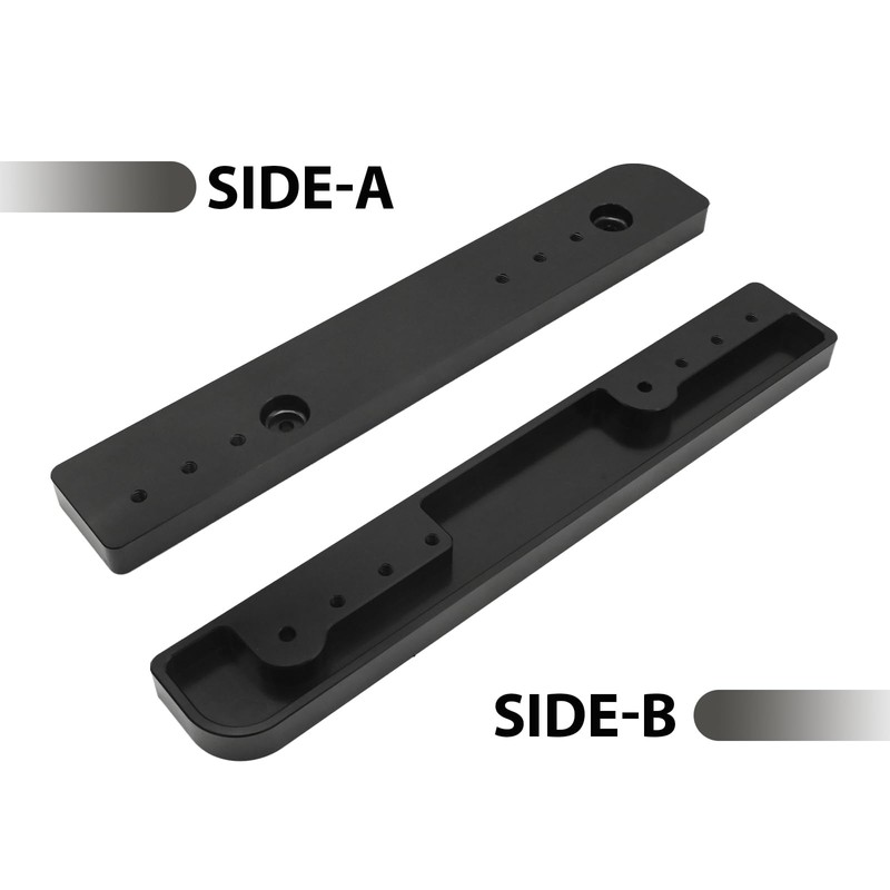 UOIENRT 2Pcs Adjustable 1"-3" Relocator Kit Mount Extend Plate Trunk