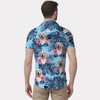 Lussues Nee Labrador Hawaiian Shirts for Men,Button Down Beach Casual
