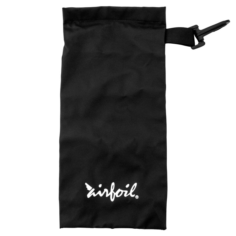 Pacific Coast Airfoil Black Goggles with Anti Fog Clear Polycarbonate