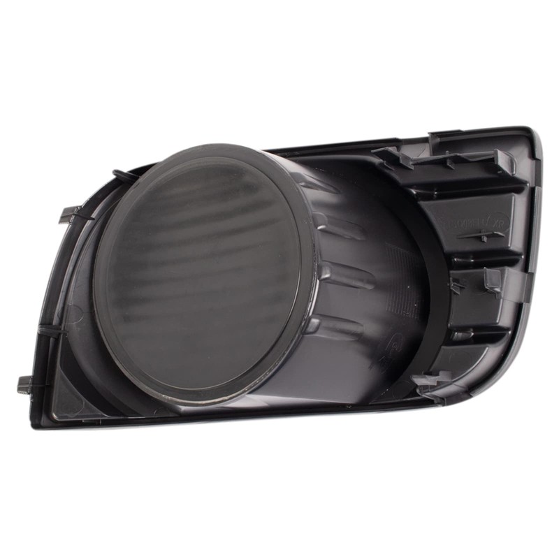 TRQ Front Right Fog Light Hole Cover Black Passenger Side
