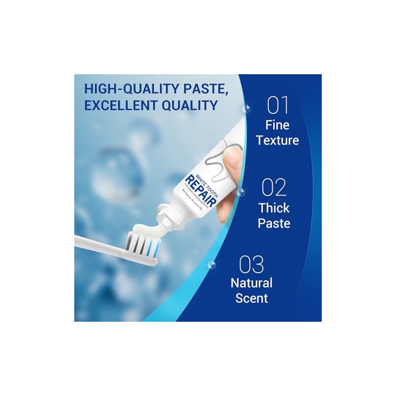 Hydroxyapatite Toothpaste, 7.5% Nano HA, Fluoride Free Fresh Mint Formula