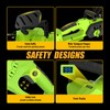 BOLTRISE 12 Inch Cordless Brushless Electric Chainsaw, 2 × 4.0Ah